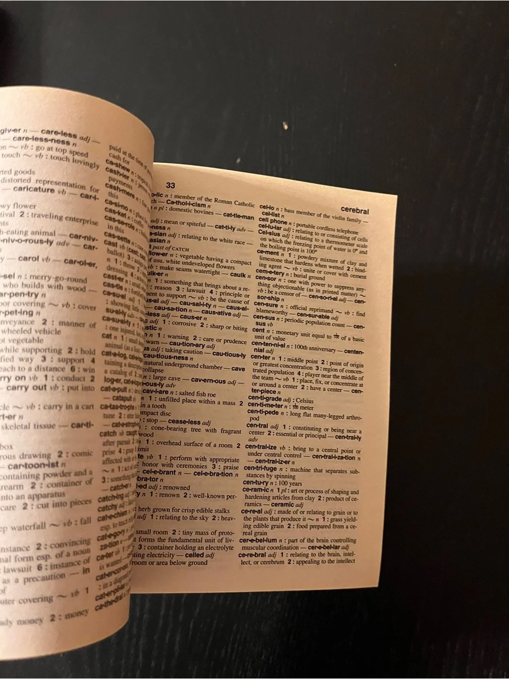 Merriam Webster English Language Dictionary Red Paperback Book 📚